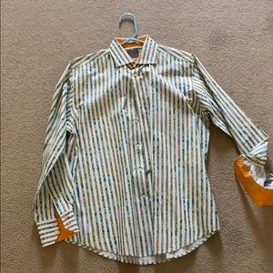 Thomas Dean Men’s Large with Cuffs Paisley